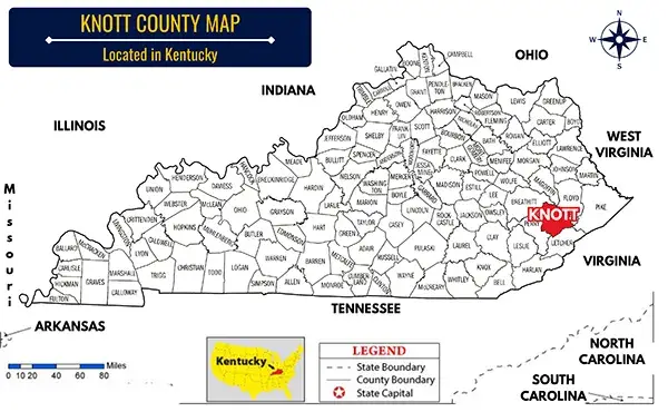 Knott County Bankruptcy Attorney Map Image