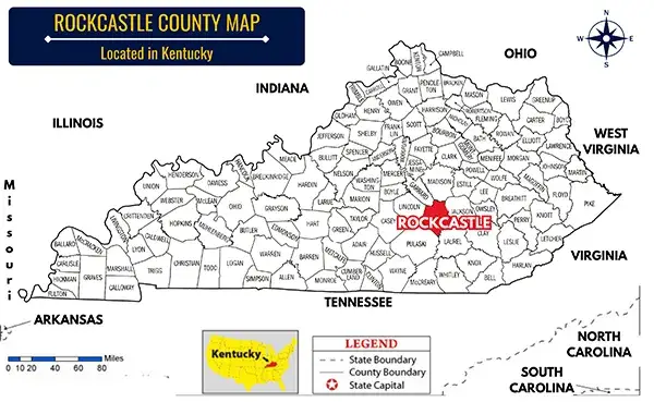 Rockcastle County Bankruptcy Attorney Map Image